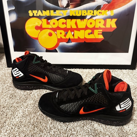 New Nike Lebron 7 Retro Florida A&M University Rattlers-Size.8.5 & 9 - Picture 3 of 8